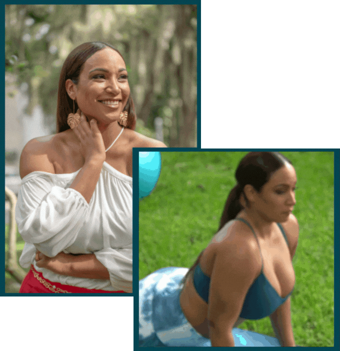 Smiling and Excercising GIF